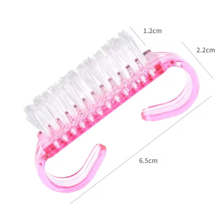 Cepillo de plástico para limpieza de uñas 5-Uds.
